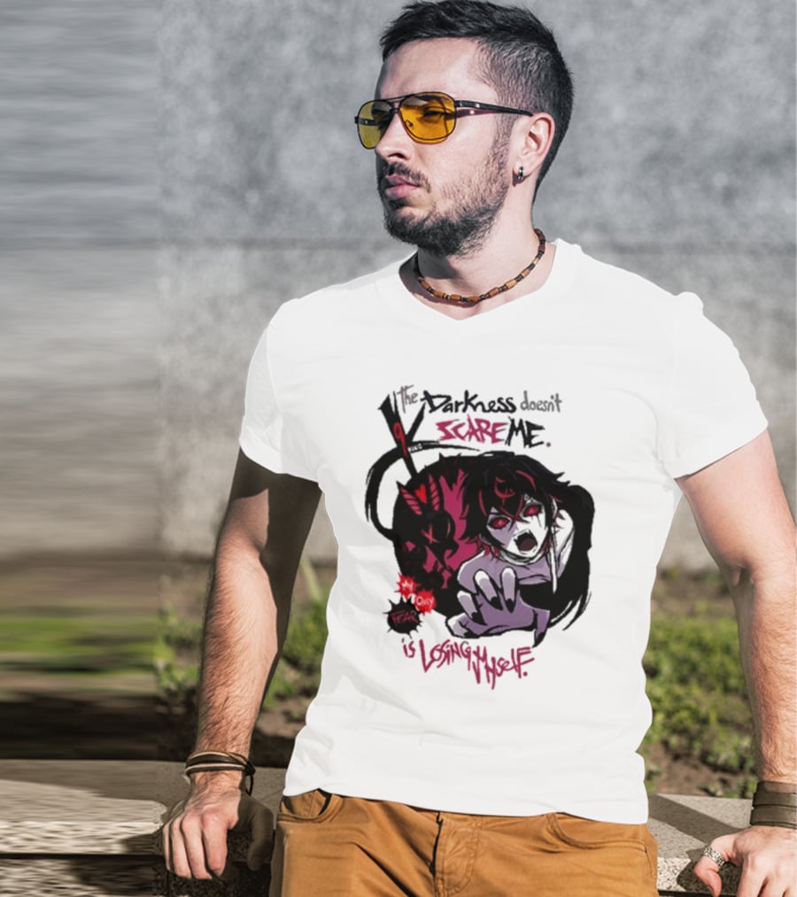 Darkness Doesn't Scare Me Fear Is Losing Myself Akainu Manga T-Shirt