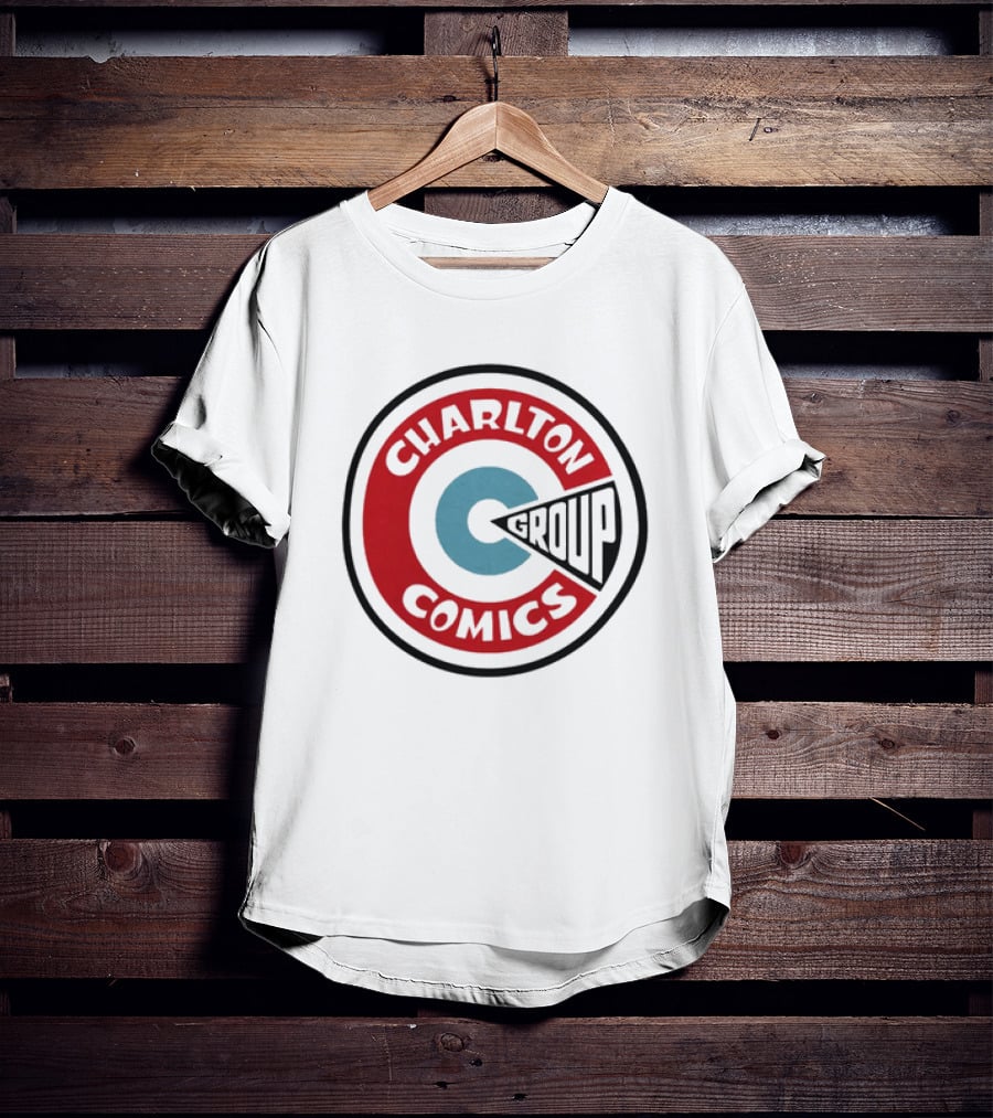 Charlton Comics Group Vintage Logo Circle Emblem T-Shirt
