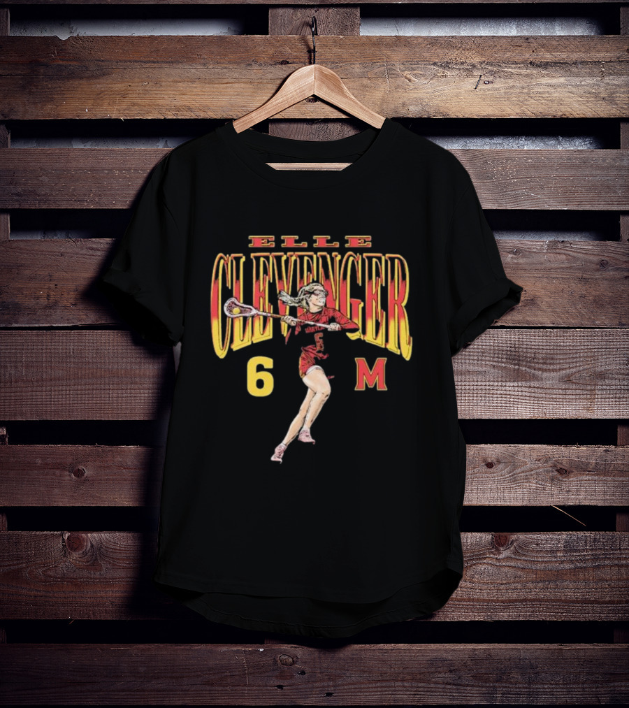 Eloise Clevenger Classics Collection Elle Clevenger 6 Maryland Lacrosse T-Shirt