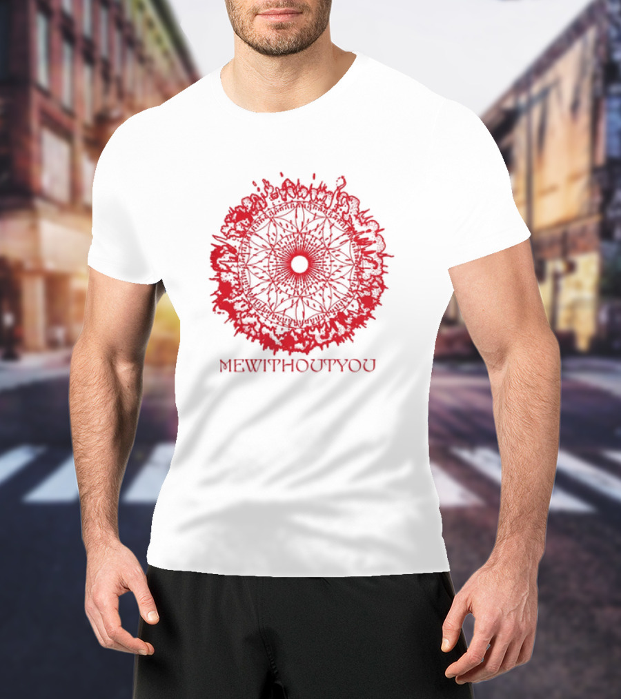 Mewithoutyou Red Symbolic Mandala T-Shirt