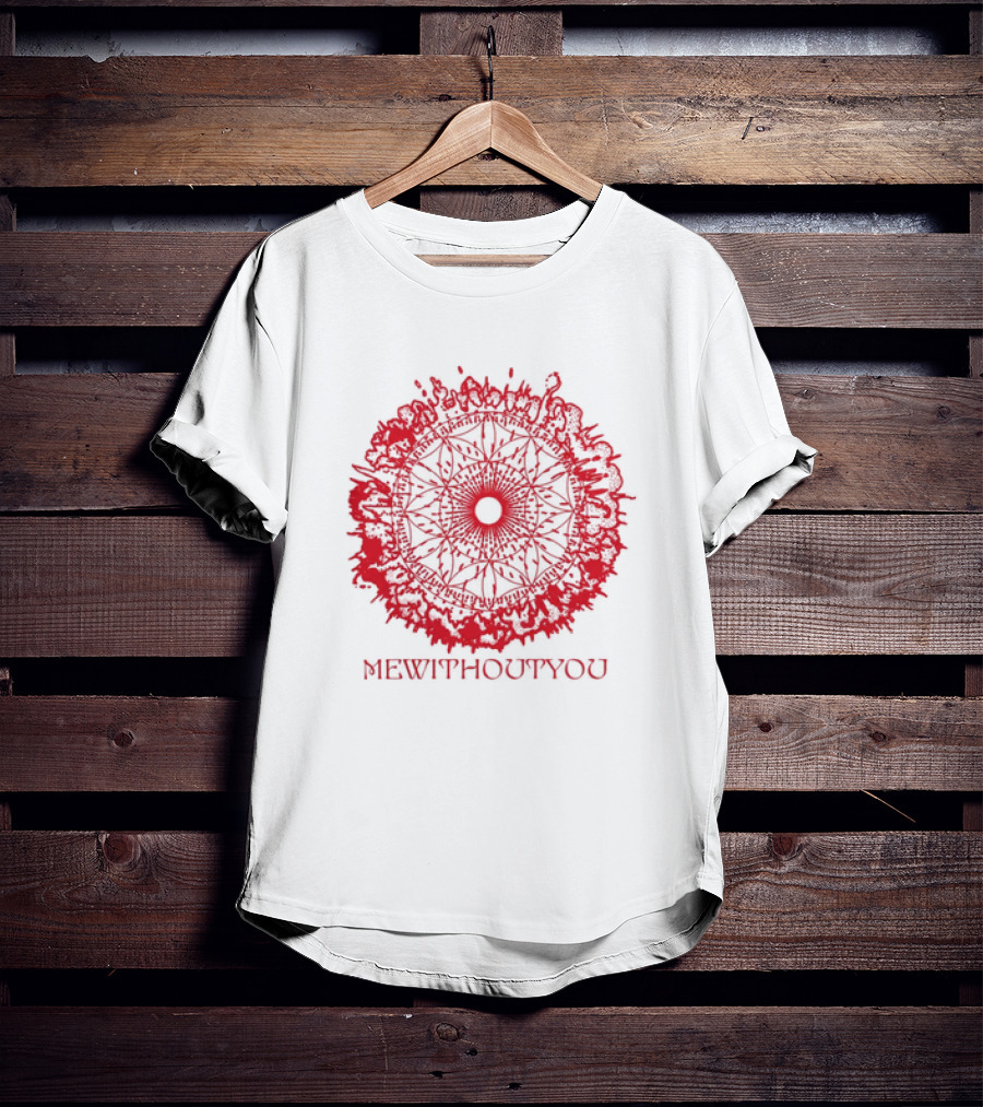 Mewithoutyou Red Symbolic Mandala T-Shirt
