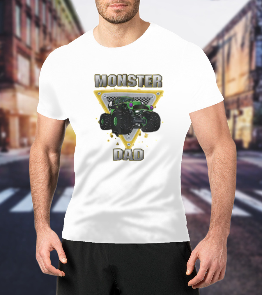 Monster Dad Monster Truck T-Shirt
