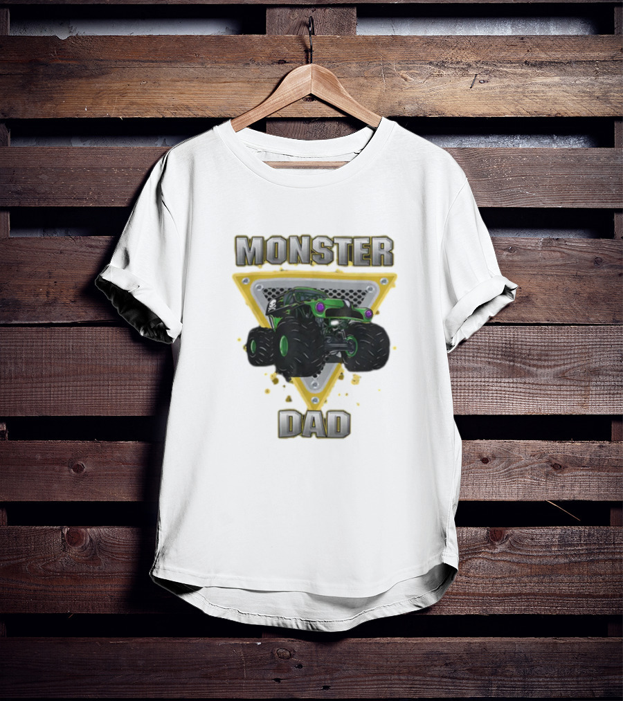 Monster Dad Monster Truck T-Shirt
