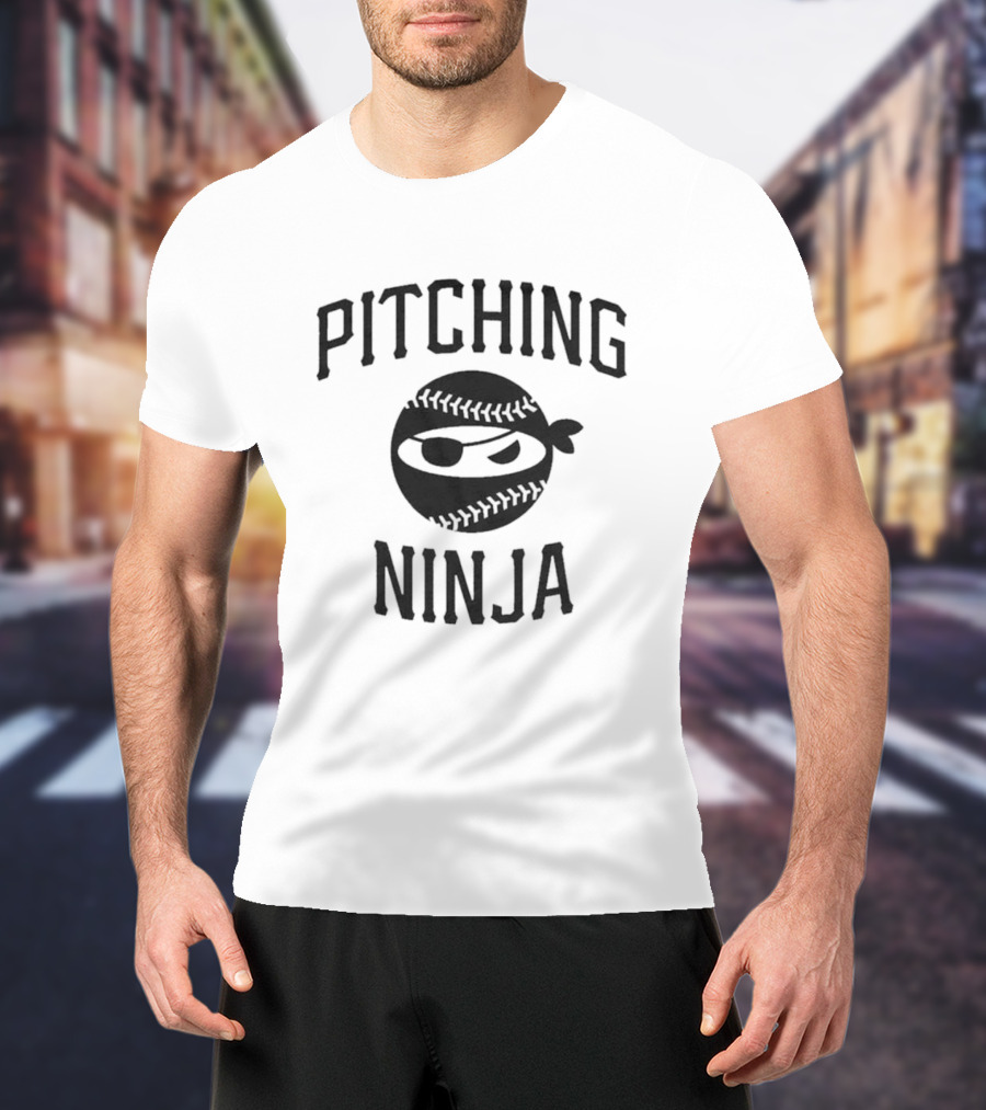PITCHING NINJA JOLLY ROGER EDITION T-Shirt