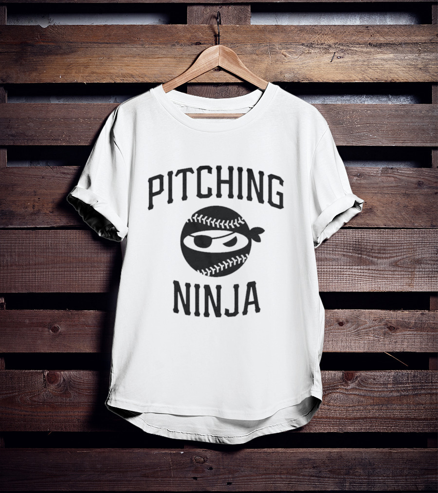 PITCHING NINJA JOLLY ROGER EDITION T-Shirt