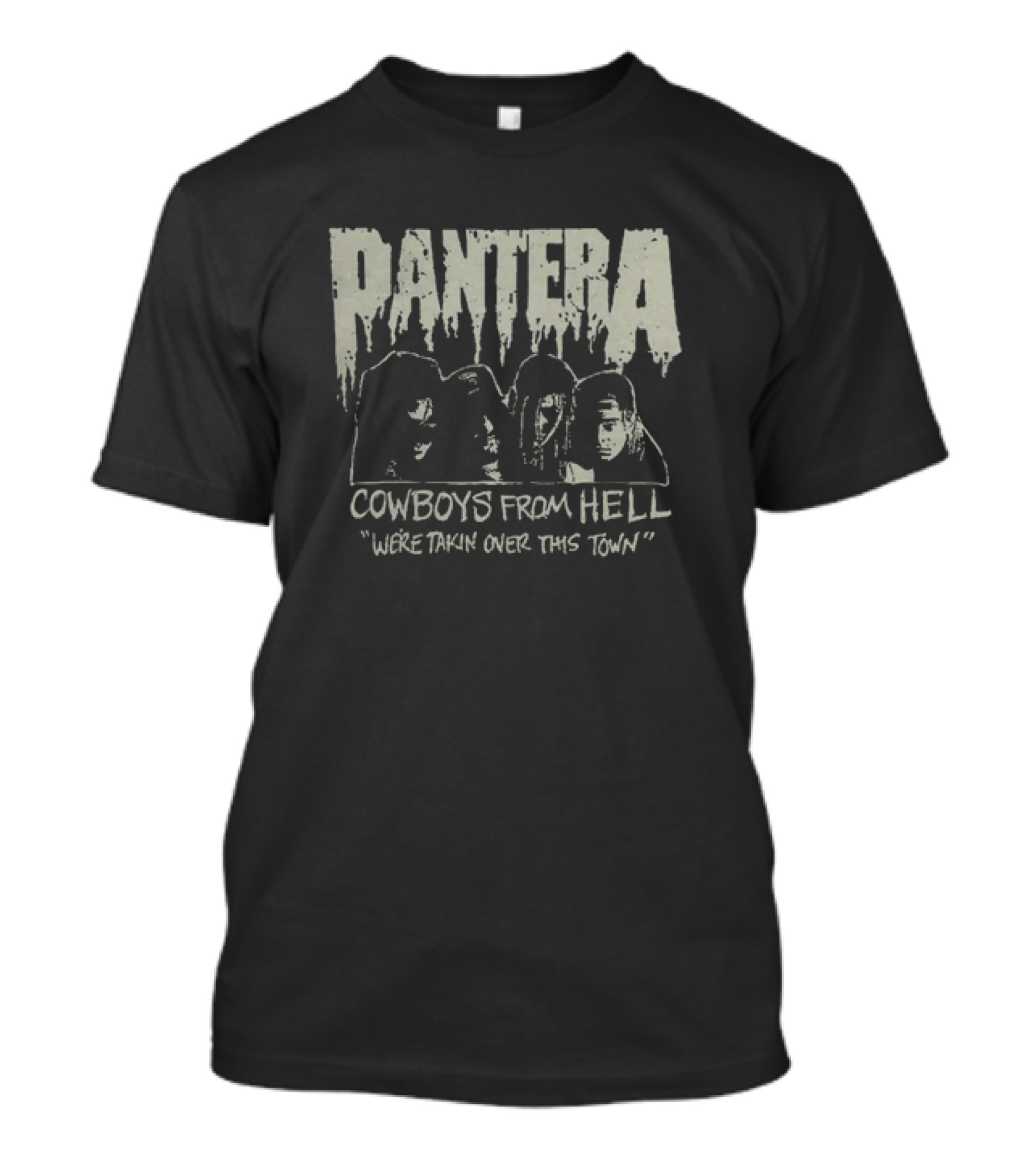 Pantera Cowboys From Hell We're Takin Over This Town T-Shirt