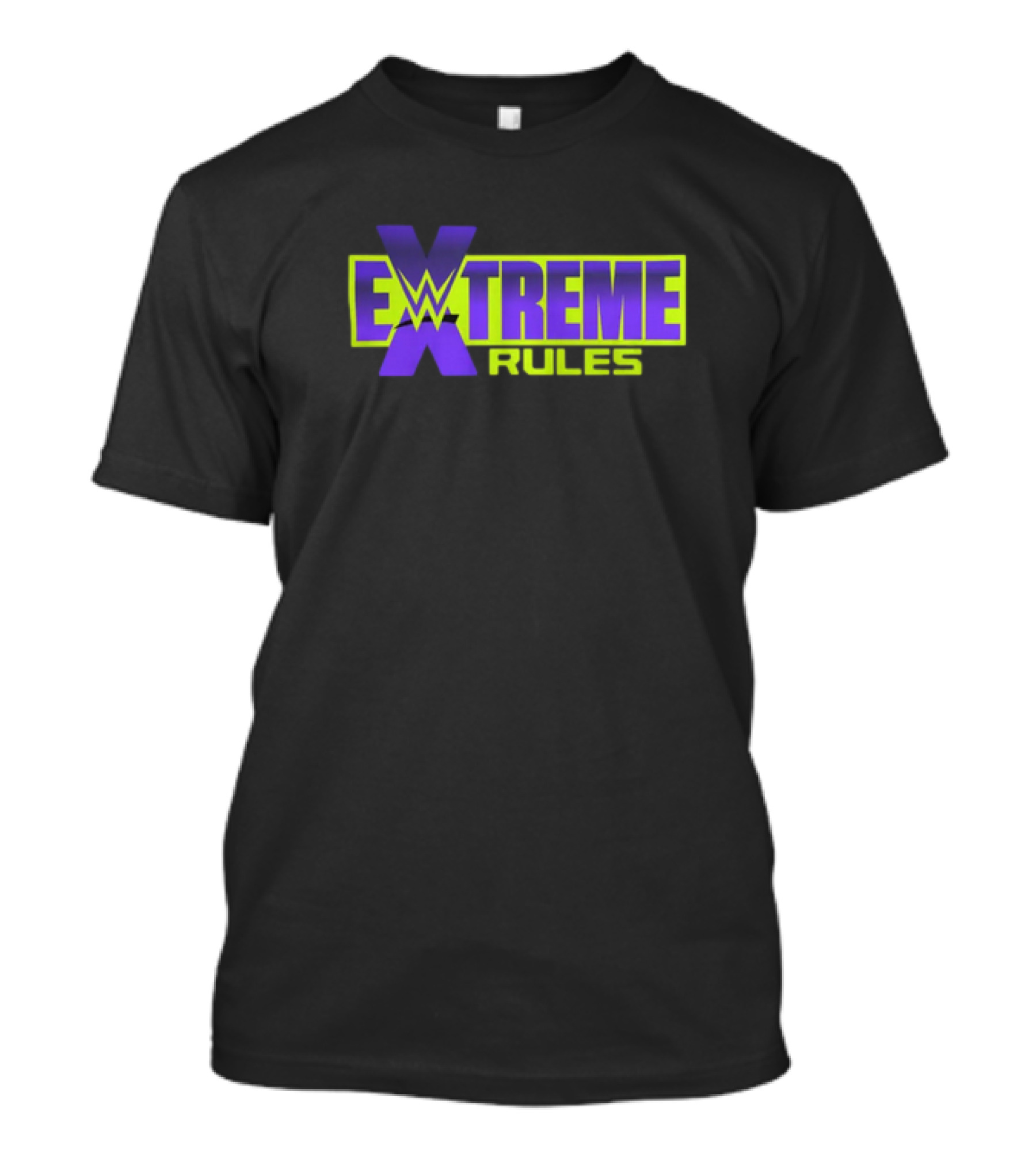 WWE Extreme Rules Event Logo Purple Yellow T-Shirt