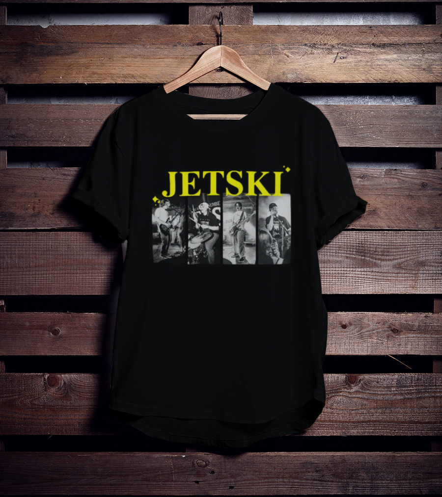 JETSKI Band Black And White Live Performance T-Shirt