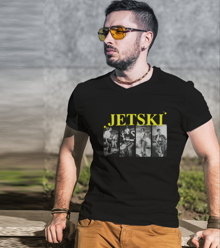 JETSKI Band Black And White Live Performance T-Shirt