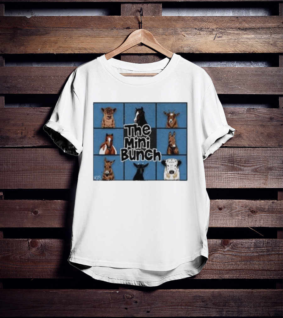 The Mini Bunch Nine Cartoon Animal Portraits T-Shirt