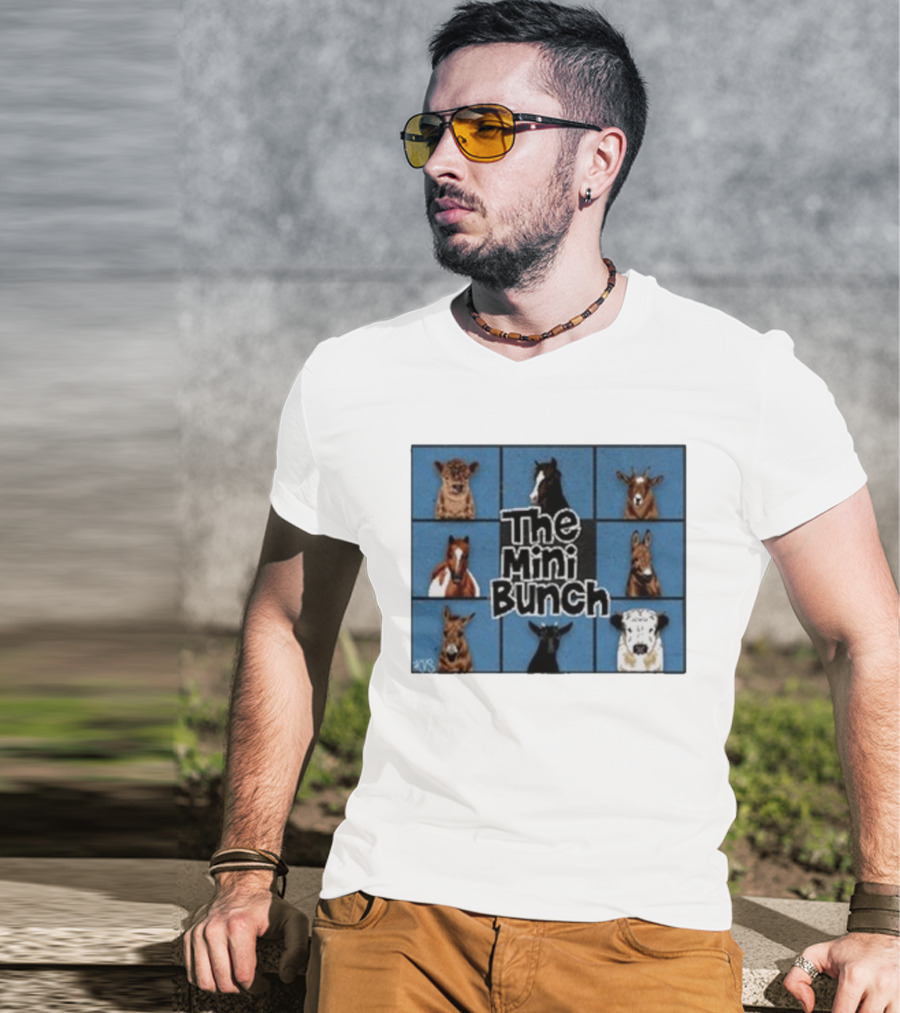 The Mini Bunch Nine Cartoon Animal Portraits T-Shirt