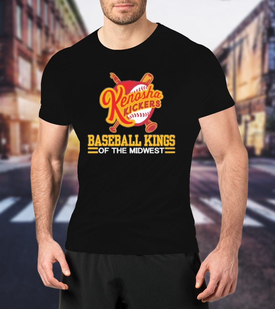 Kenosha Kickers Baseball Kings Of The Midwest T-Shirt