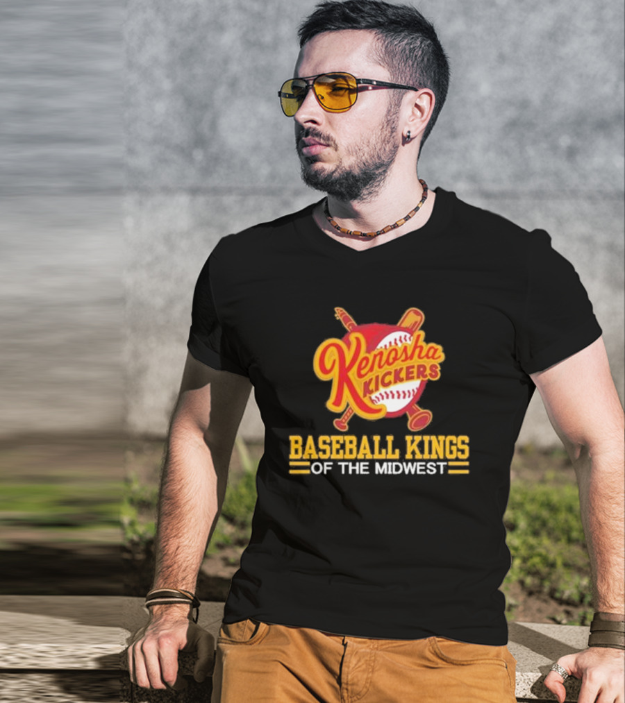 Kenosha Kickers Baseball Kings Of The Midwest T-Shirt