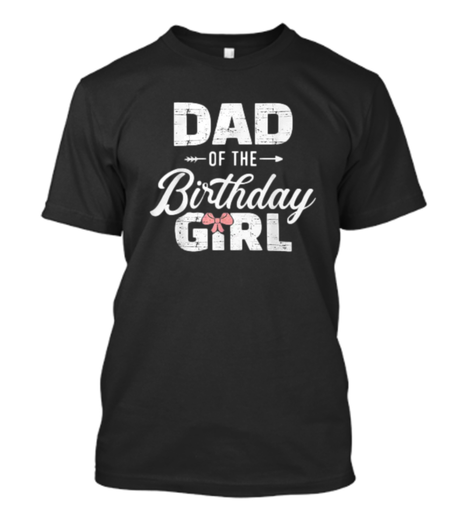 Dad Of The Birthday Girl Matching Family Mens T-Shirt