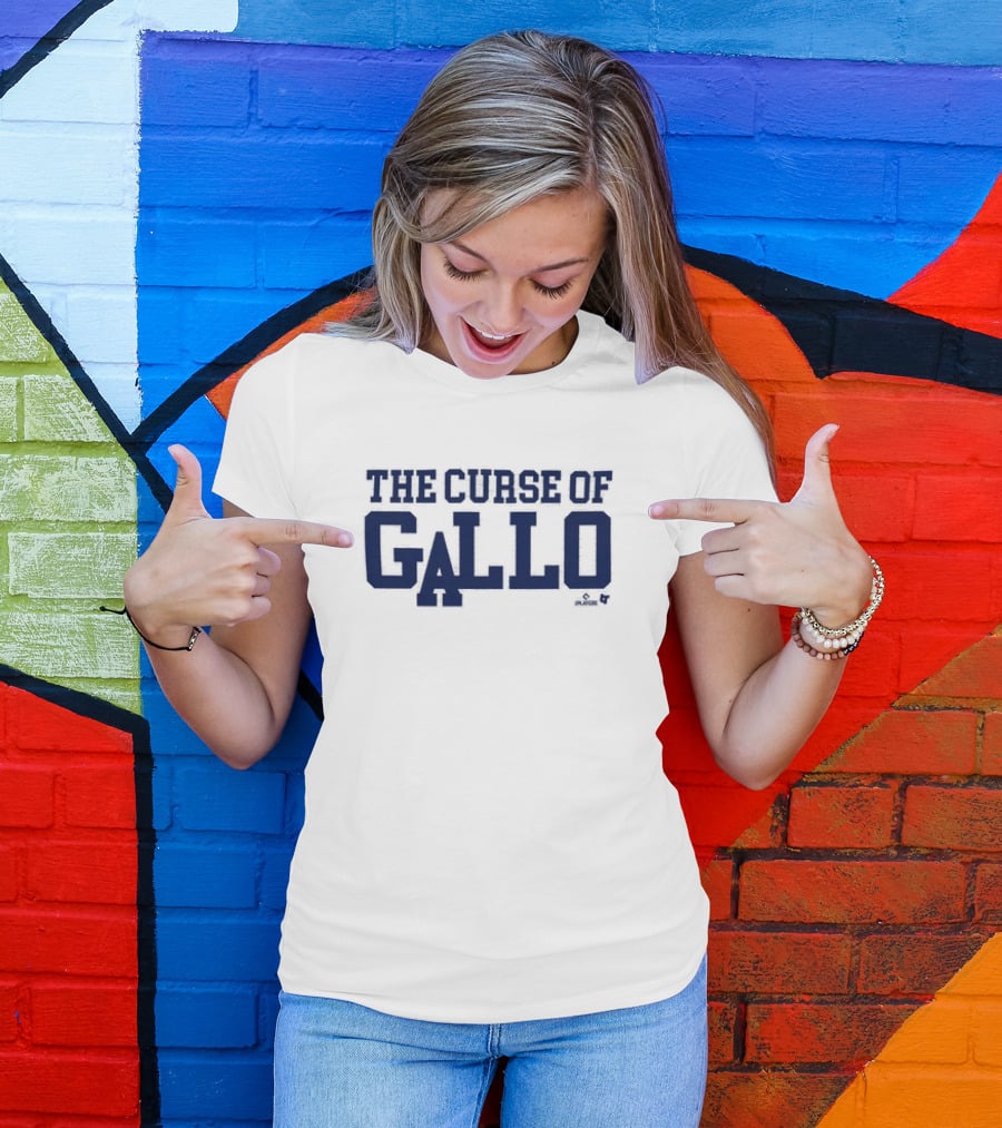 The Curse Of Gallo Joey Gallo Los Angeles Dodgers T-Shirt