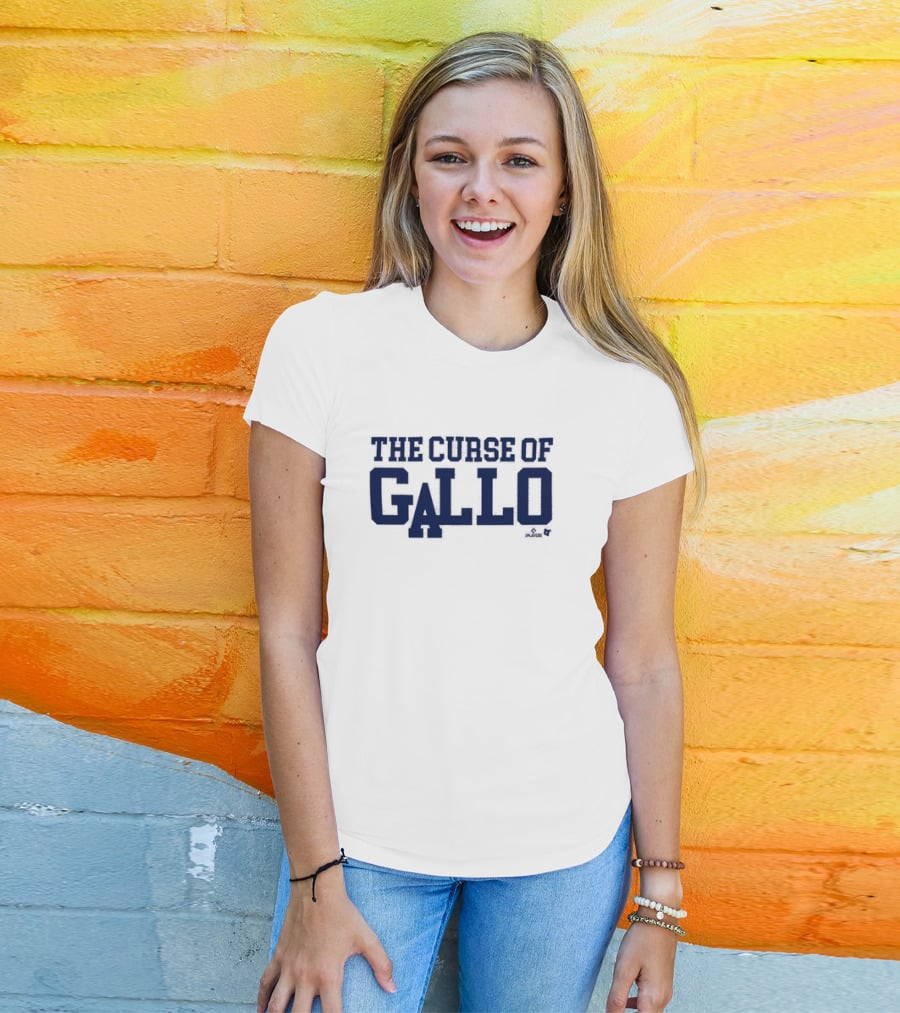 The Curse Of Gallo Joey Gallo Los Angeles Dodgers T-Shirt