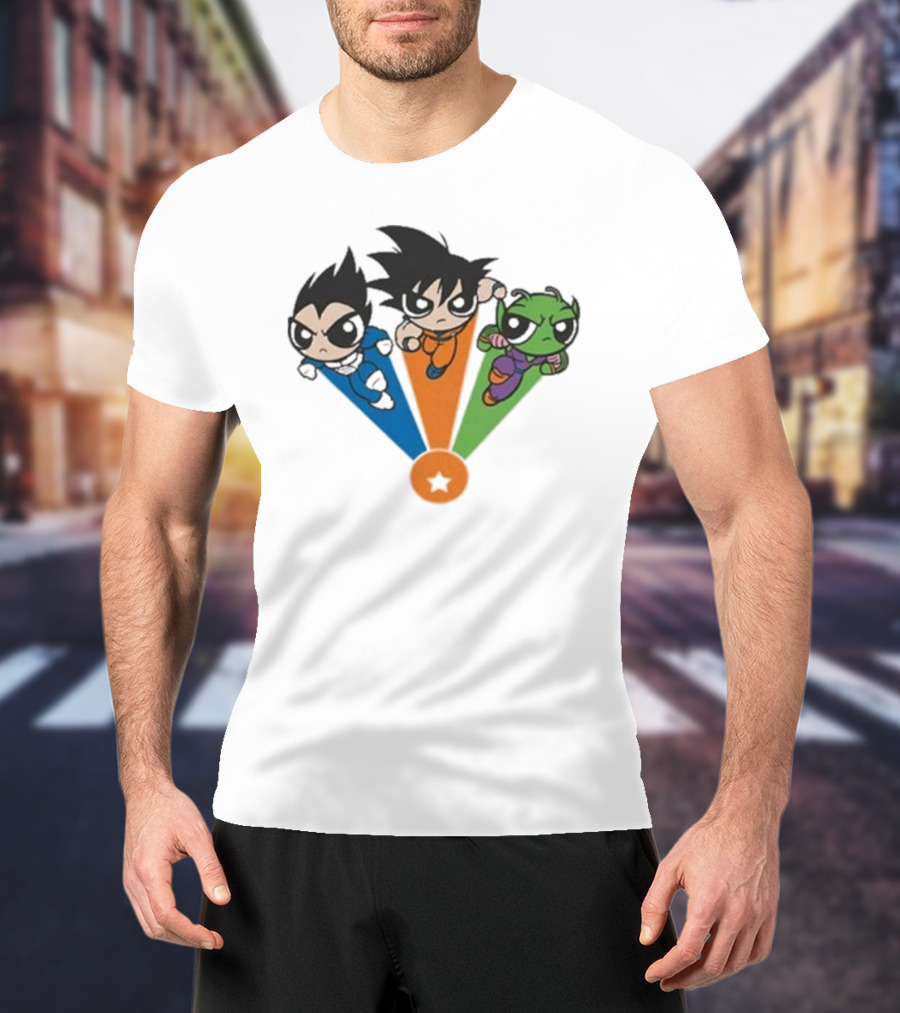 Geek Covers Powerball Boyz Anime Fusion Trio Jump T-Shirt