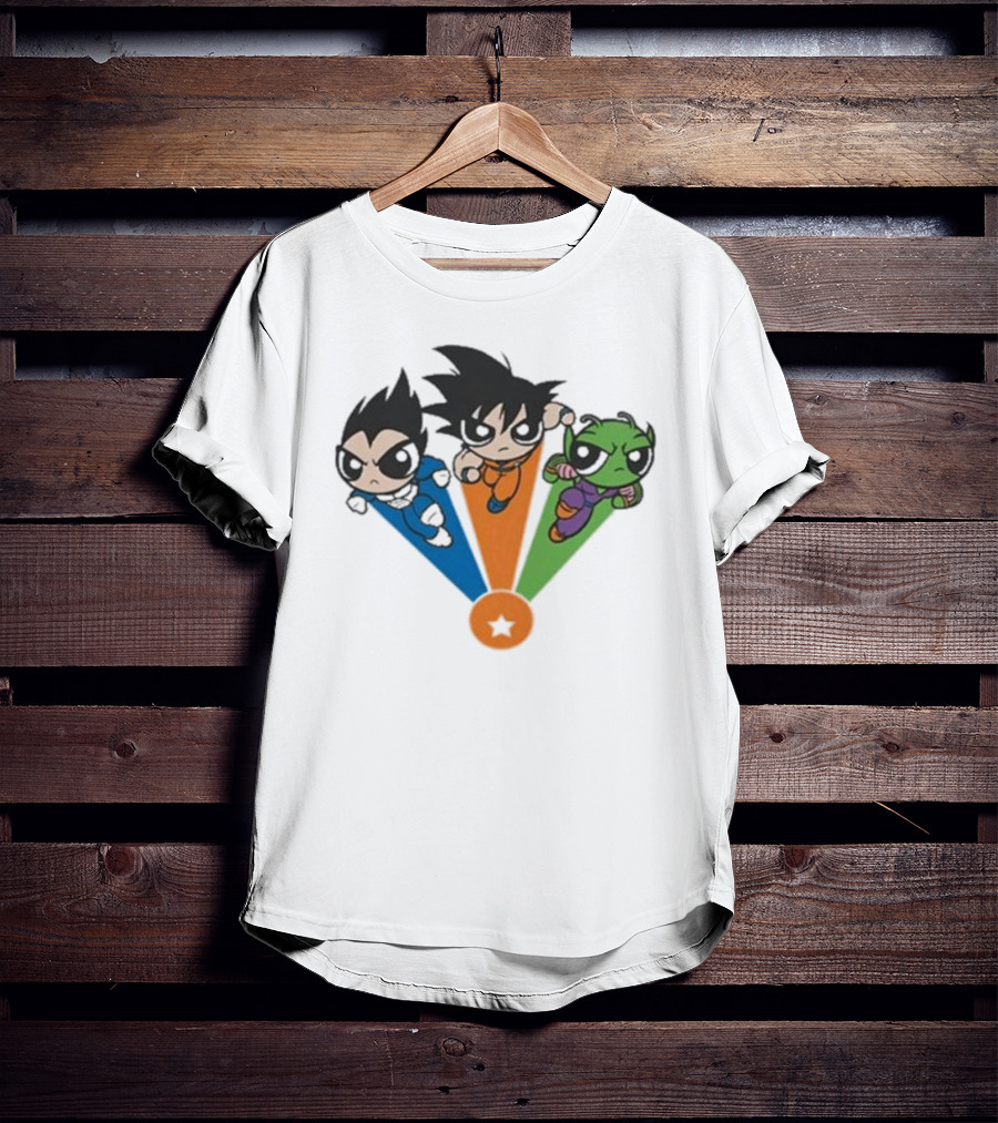 Geek Covers Powerball Boyz Anime Fusion Trio Jump T-Shirt