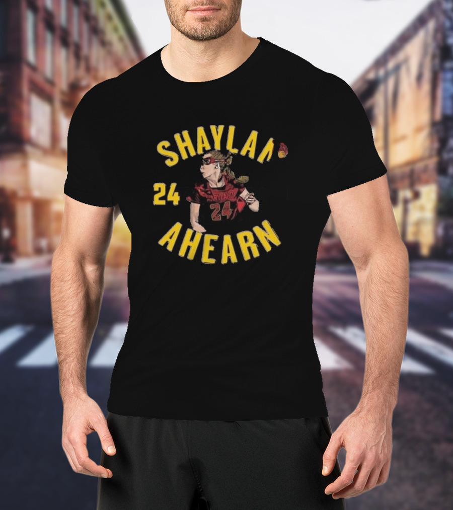 Shaylan Ahearn Maryland 24 Sports T-Shirt