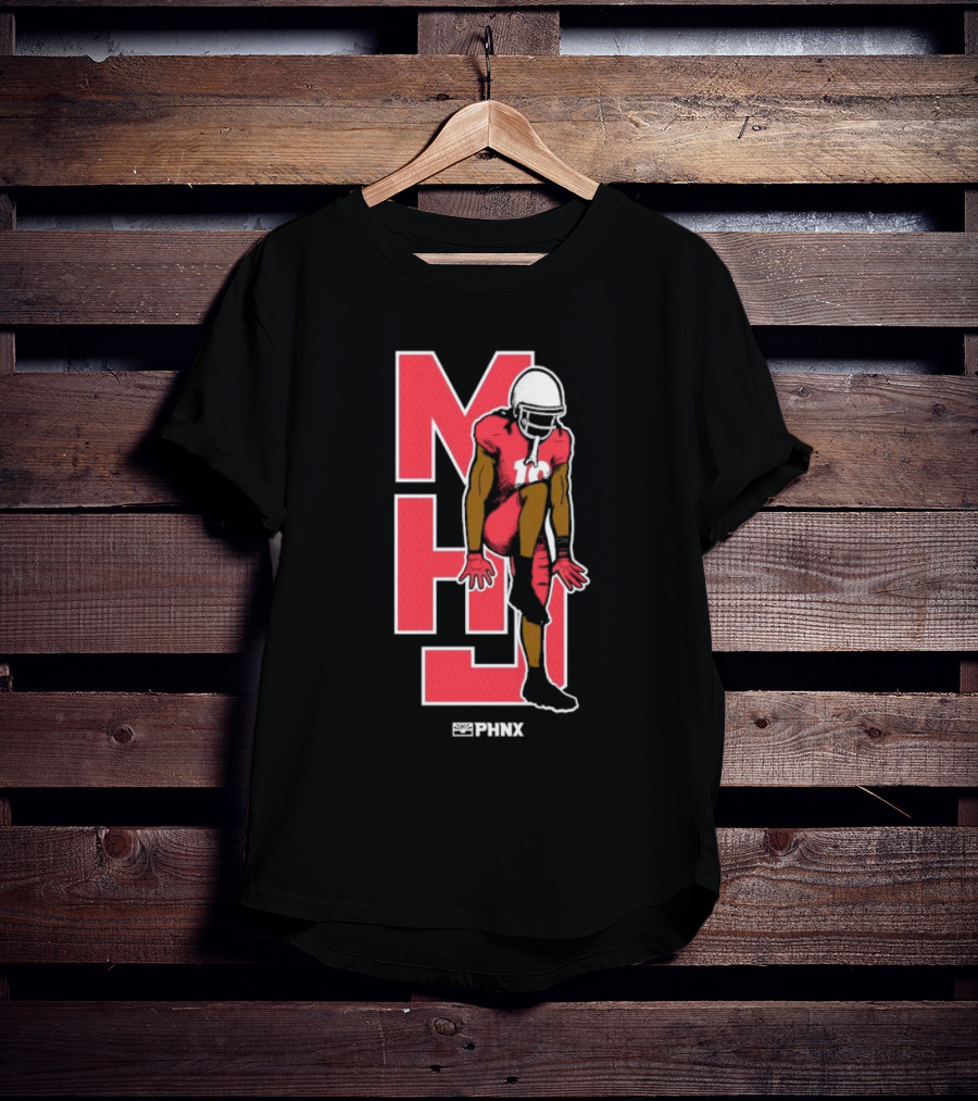 MHJ PHNX Cardinals Football Player Iconic Pose T-Shirt