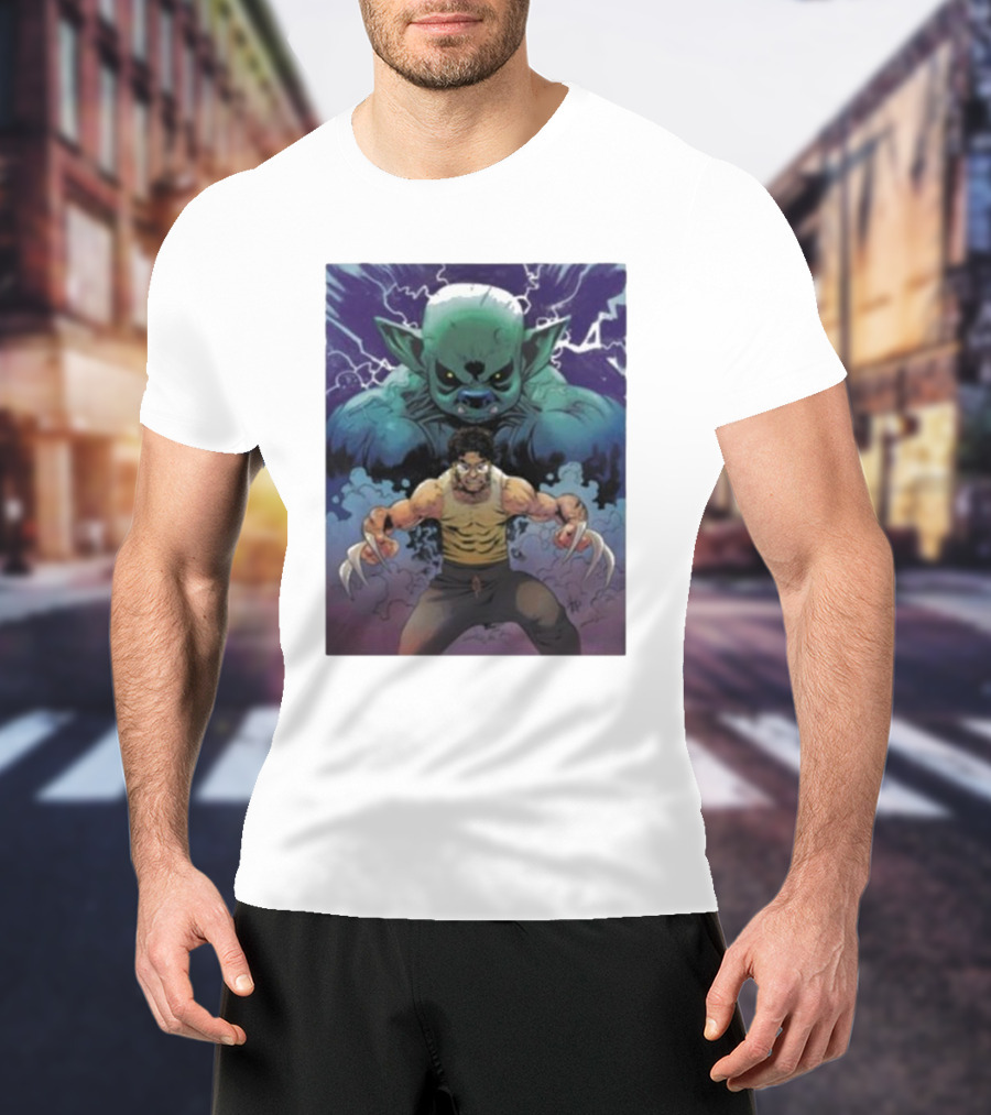 Rick Glassman Rick And Goblin Wolverine Style Fantasy T-Shirt
