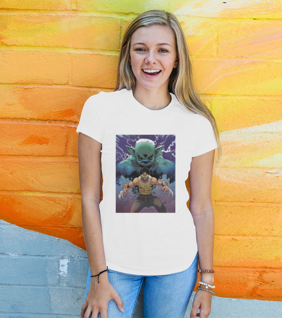 Rick Glassman Rick And Goblin Wolverine Style Fantasy T-Shirt
