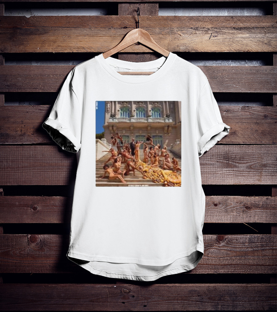 Sofi Tukker Bread Album Cover Art Dripping In Bread On Grand Staircase T-Shirt