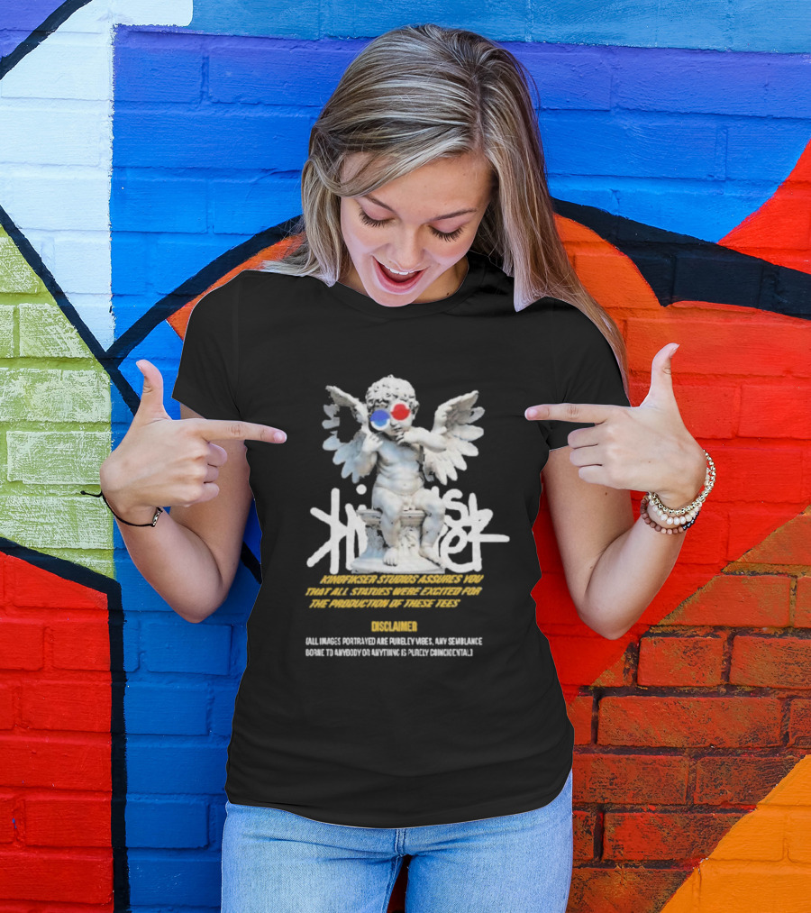 Kingfisher Studios Assures You Statues Were Excited For Tees Purely Vibes Innocental T-Shirt