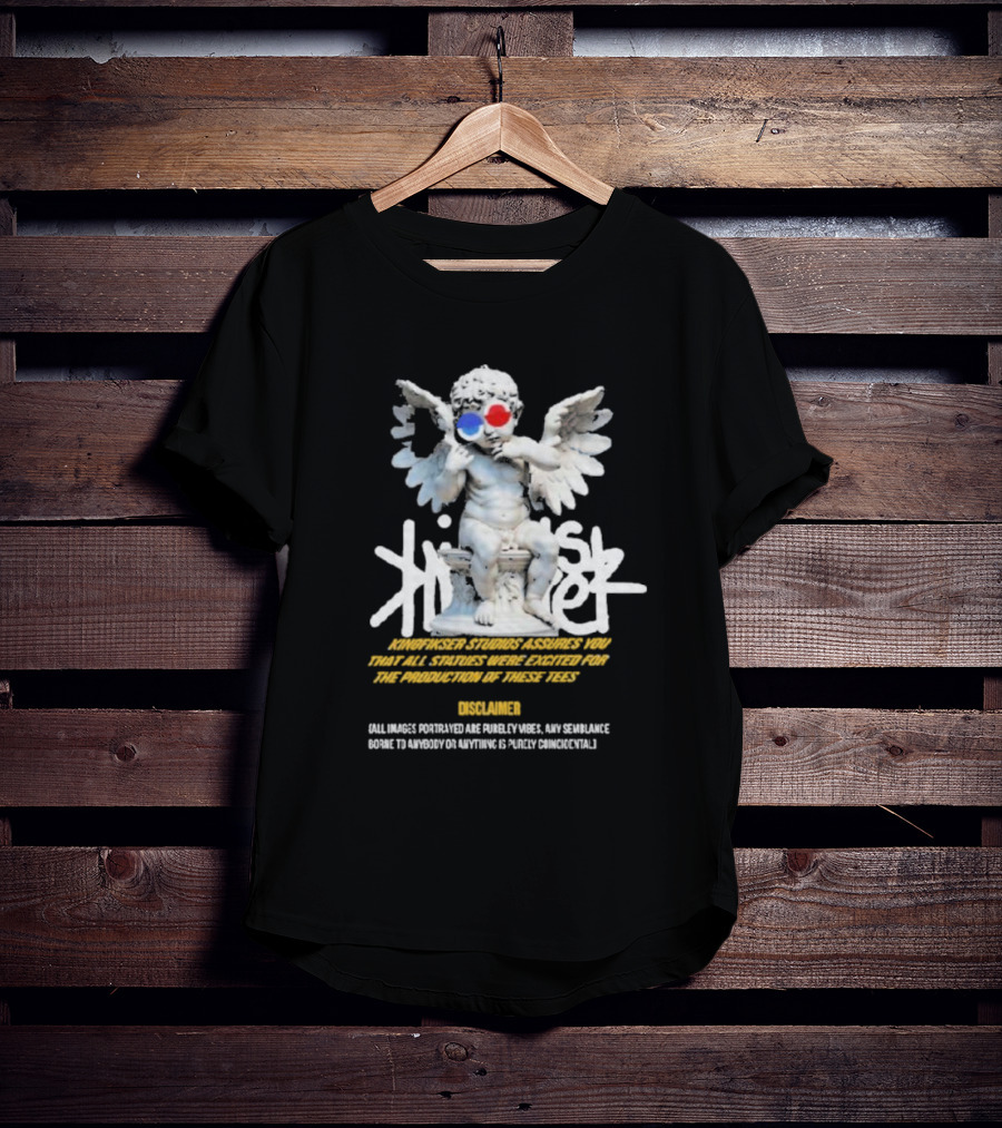 Kingfisher Studios Assures You Statues Were Excited For Tees Purely Vibes Innocental T-Shirt