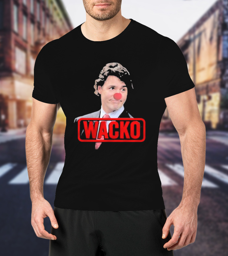 Trudeau Wacko Red Nose Canadian Clown T-Shirt