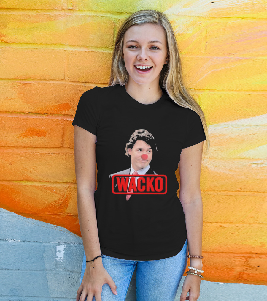 Trudeau Wacko Red Nose Canadian Clown T-Shirt