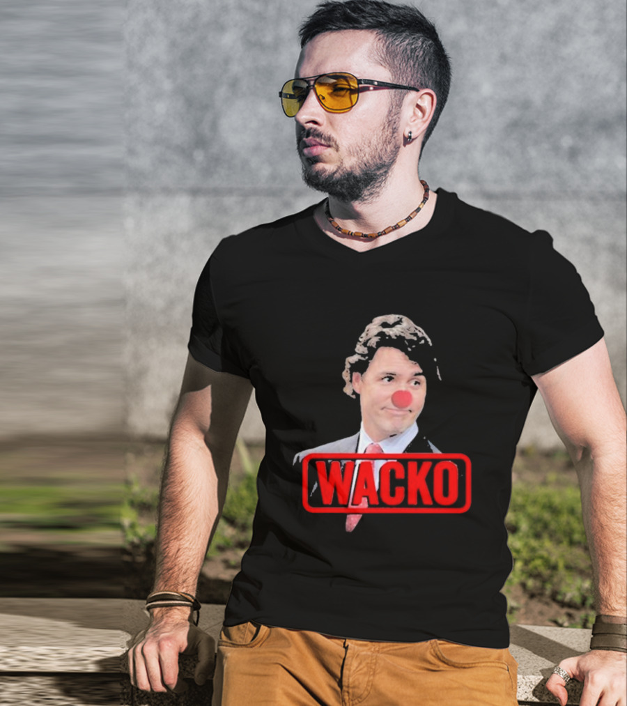 Trudeau Wacko Red Nose Canadian Clown T-Shirt