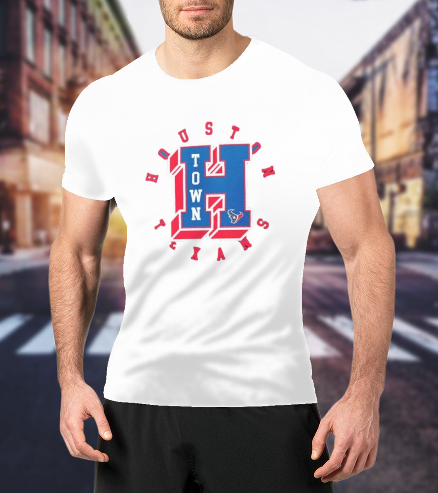 Houston Texans Hometown 'H' Icon With Team T-Shirt