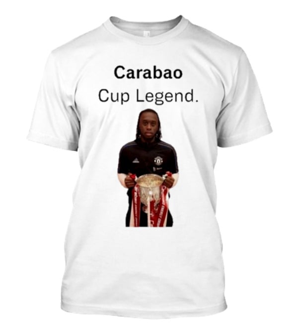 Carabao Cup Legend Football Icon Holding Trophy T-Shirt