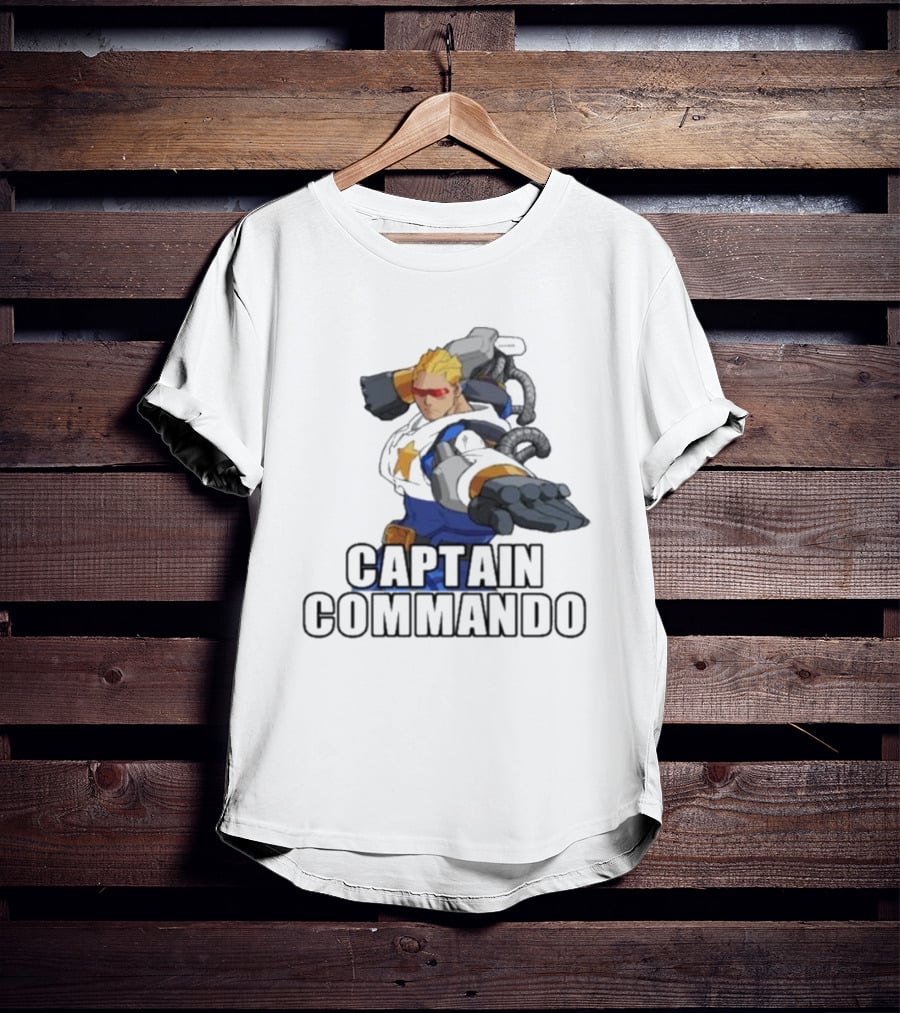 Captain Commando Vintage Character T-Shirt