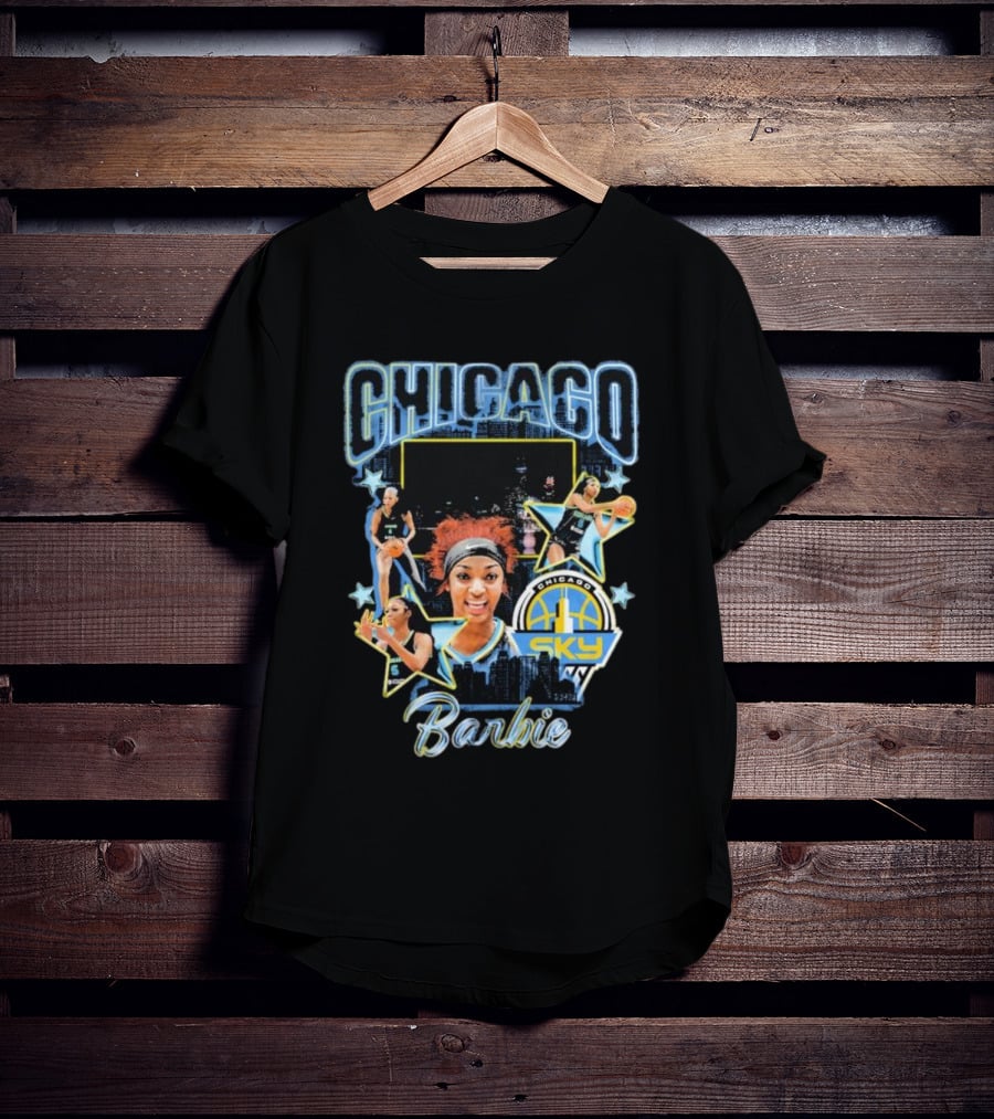 Chicago Sky Barbie Basketball Chicag0 Images T-Shirt