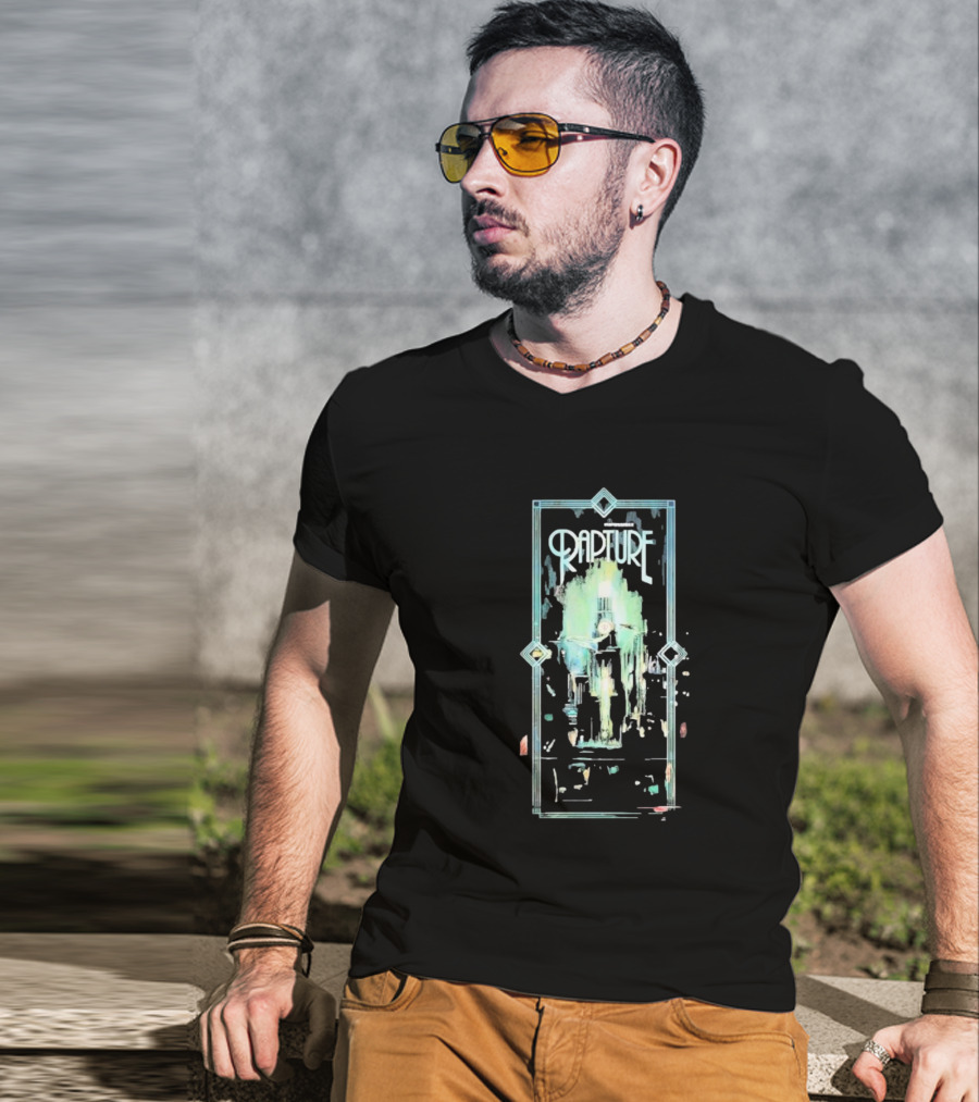 Choose The Impossible Rapture Bioshock Cityscape Art Deco T-Shirt