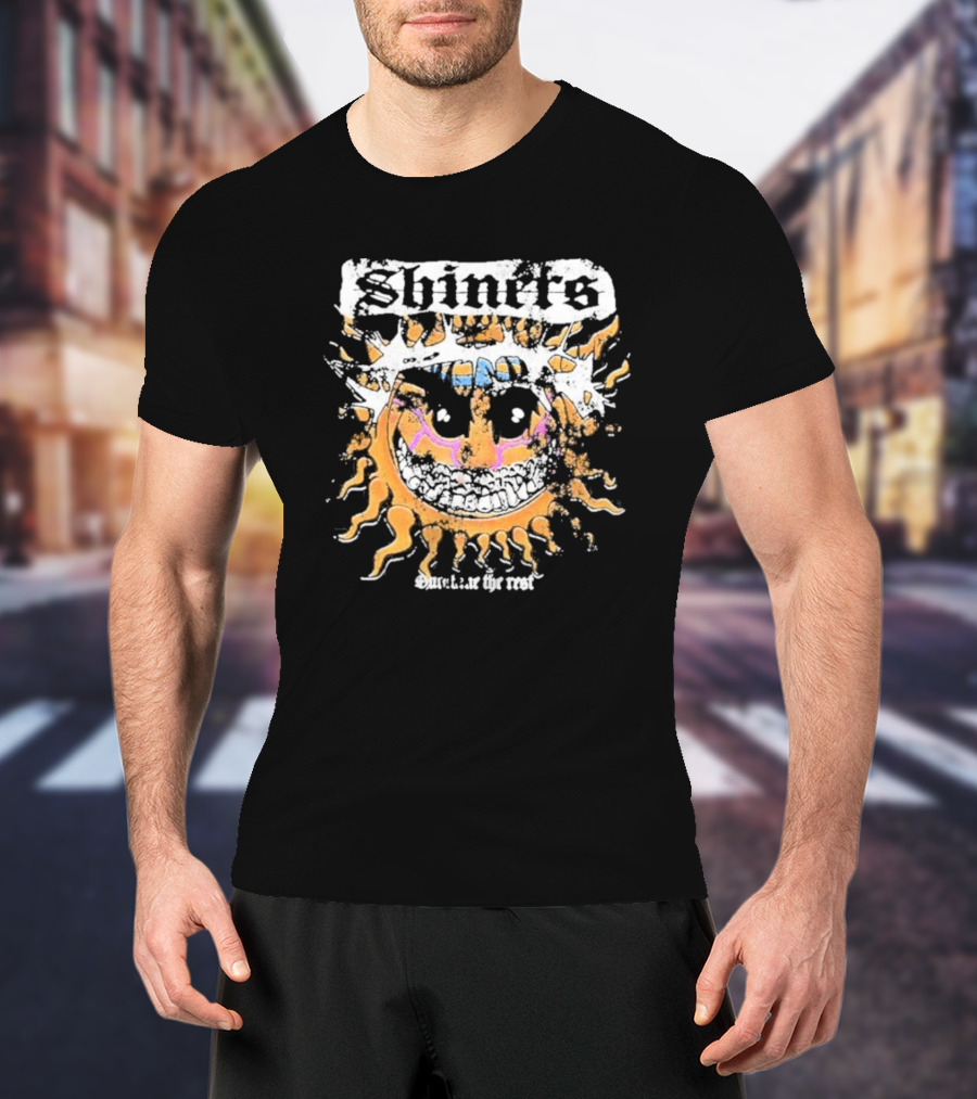 Shiners Out.ine The Rest Grinning Sunburst T-Shirt