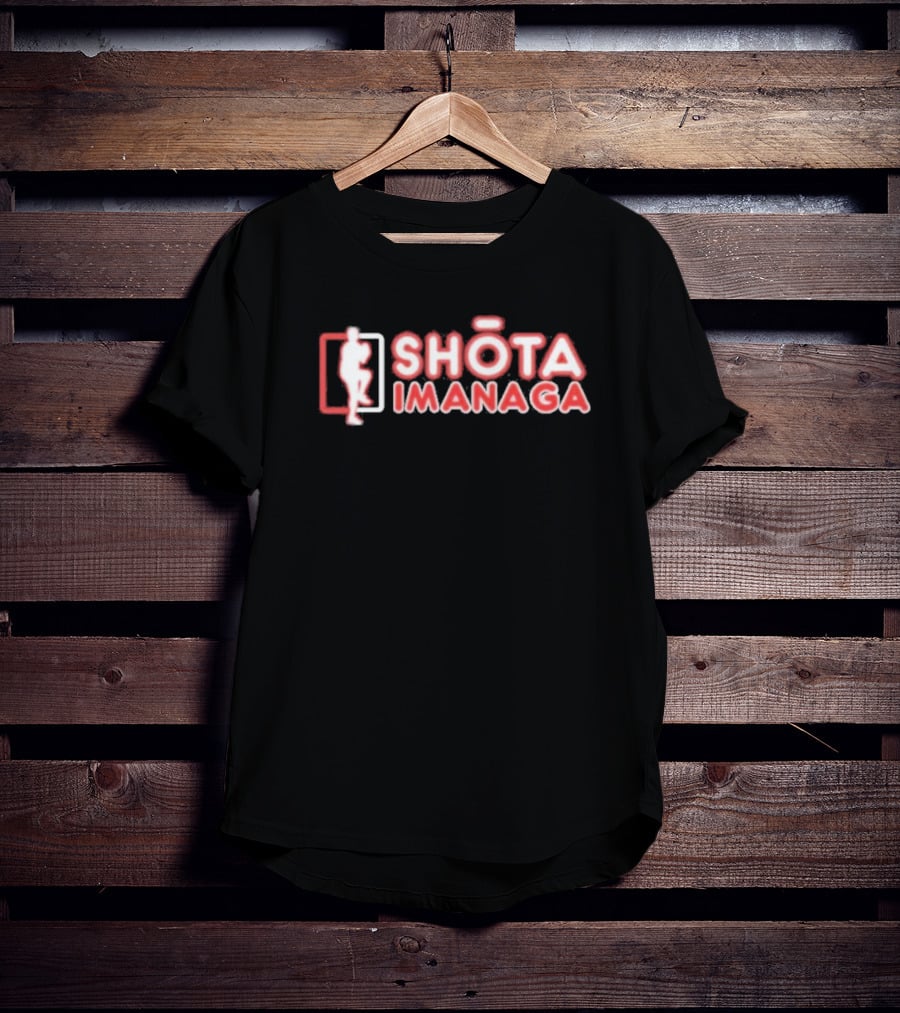 SHŌTA IMANAGA Silhouette Red Lettering T-Shirt