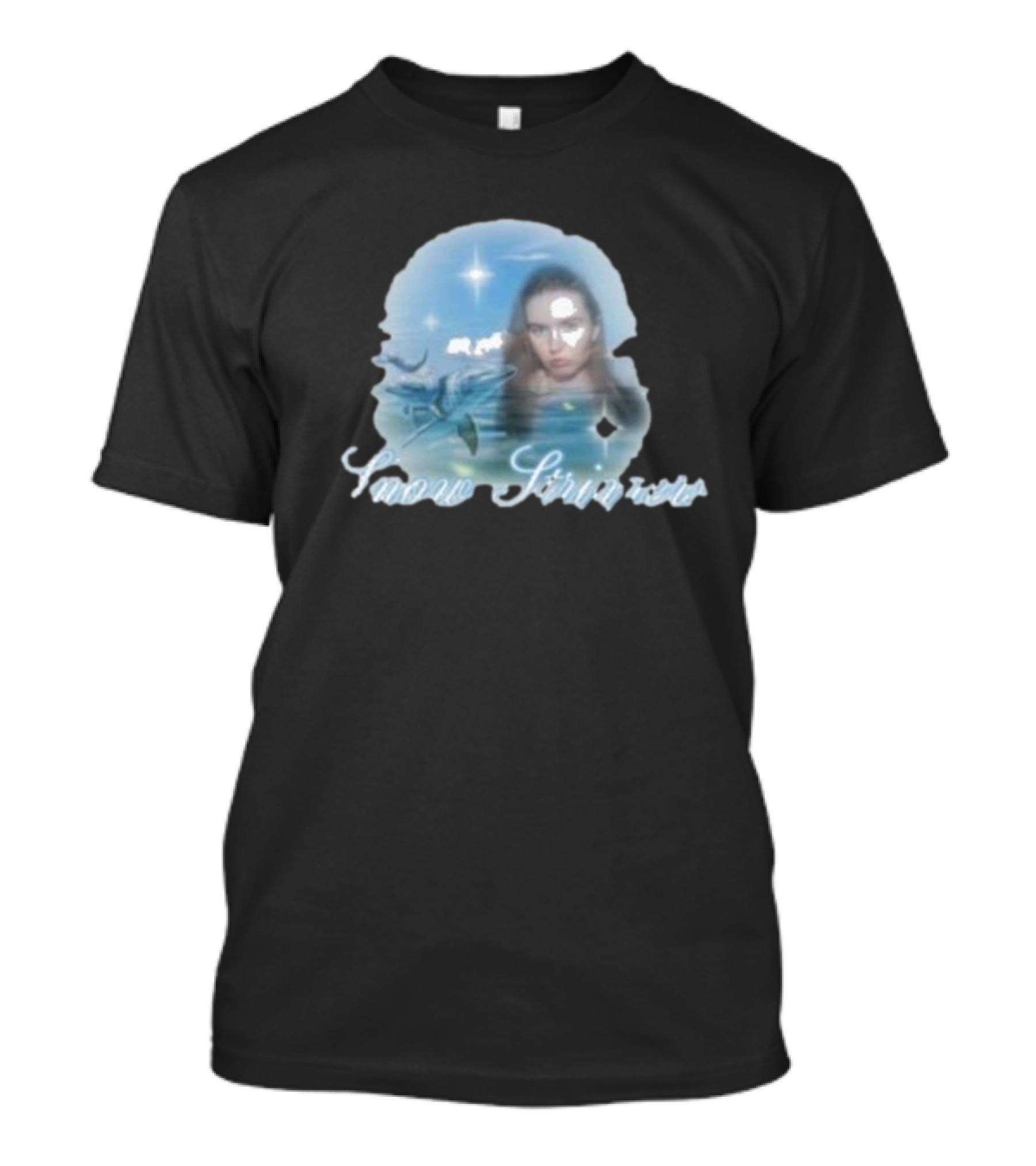 Snow Strippers Dolphin Mystical Ocean Face T-Shirt