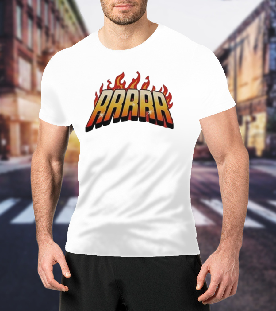 Rrrrrrr Top Slangteez Flames T-Shirt