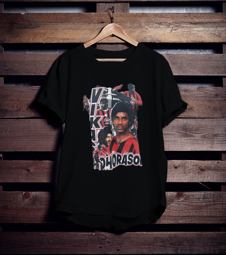 Vikash Dhorasoo AC Milan Retro Collage T-Shirt