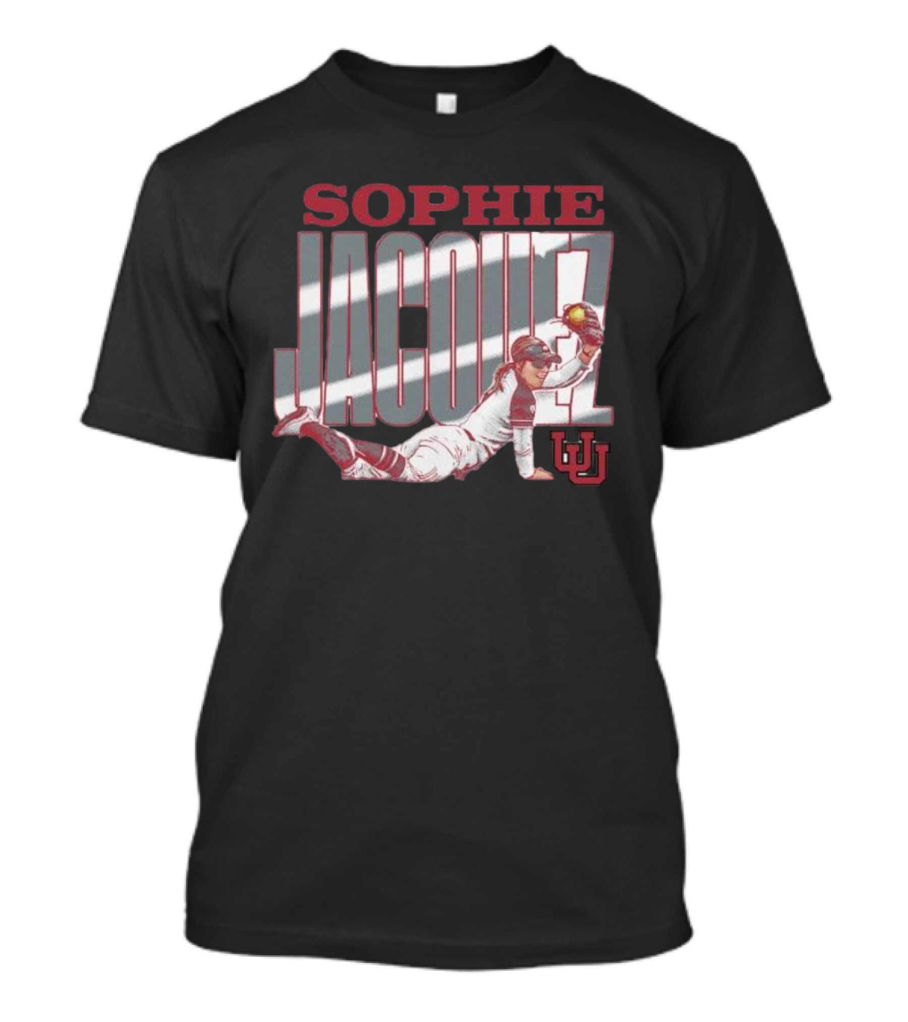 Sophie Jacquez Utah Diving Catch Softball Player UJ T-Shirt
