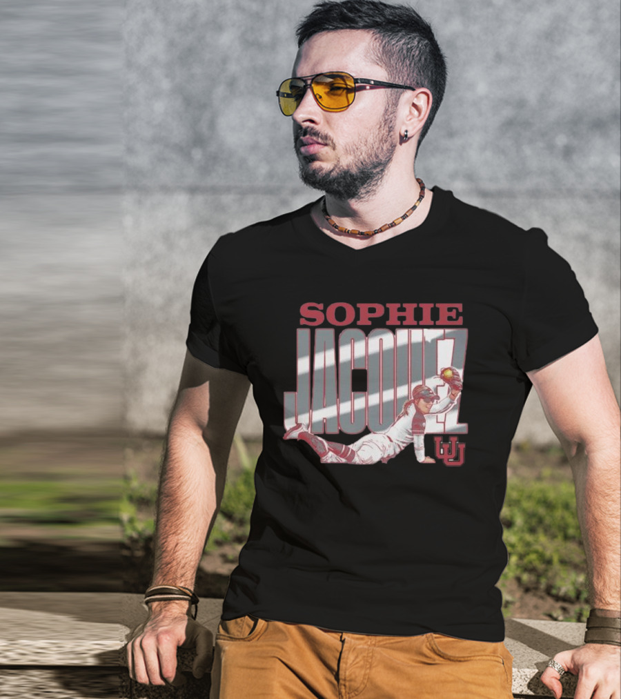 Sophie Jacquez Utah Diving Catch Softball Player UJ T-Shirt