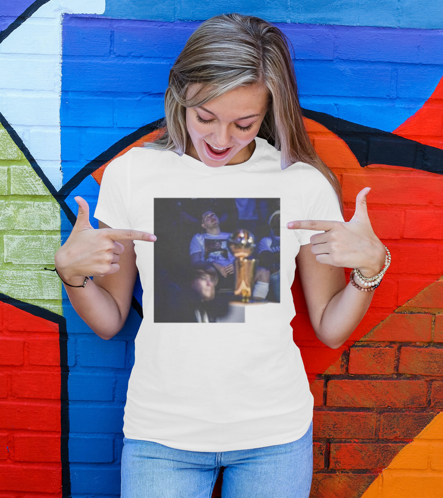 Luka Doncic Envisioning Victory With The Trophy T-Shirt