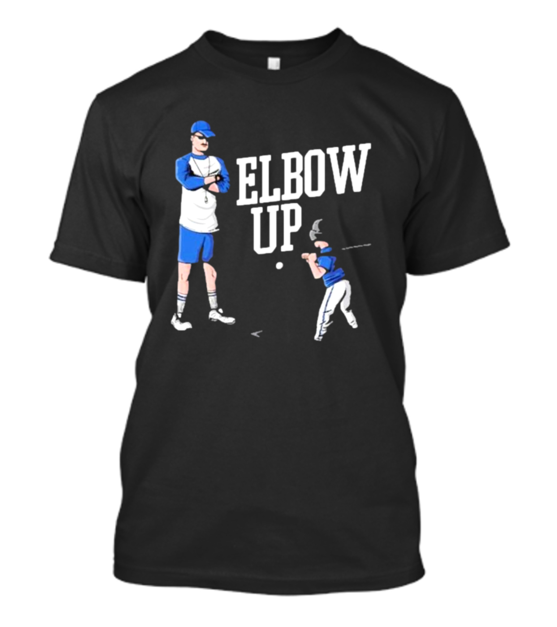 Middleclassfancy Baseball Coach Elbow Up T-Shirt