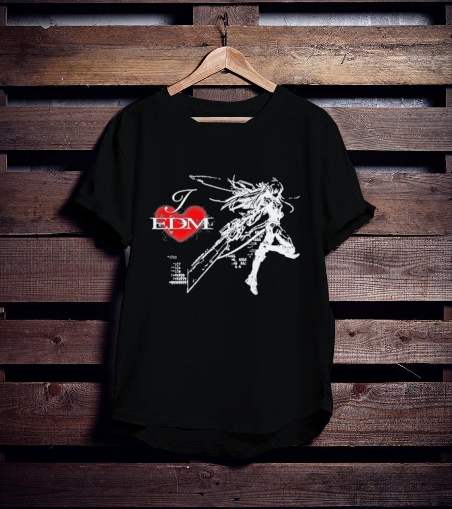 Ninajirachi I Love EDM Cyber Warrior Dance Fusion T-Shirt
