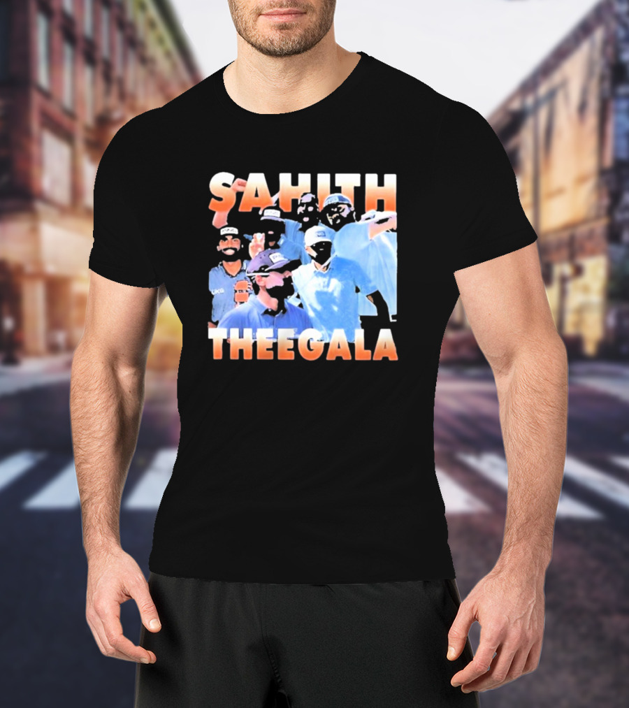 Sahith Theegala Celebratory Golf Moments T-Shirt