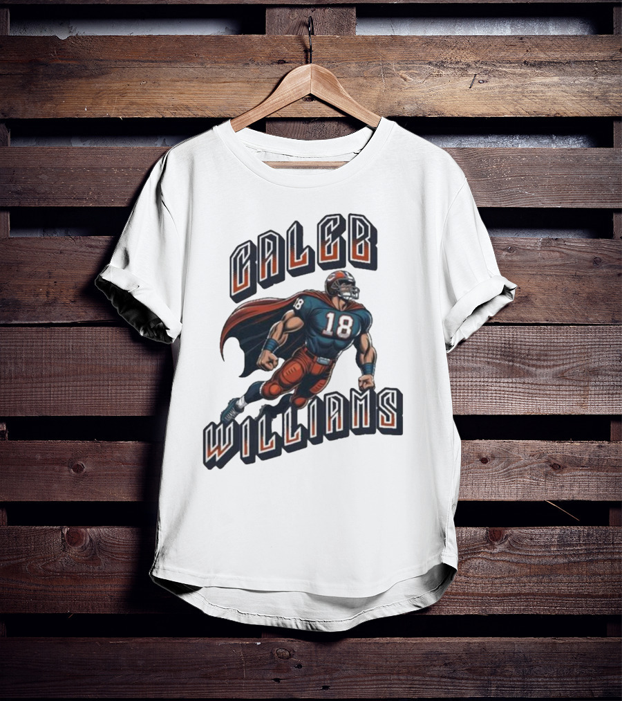 Caleb Williams Football Heroic Number 18 Superhero T-Shirt