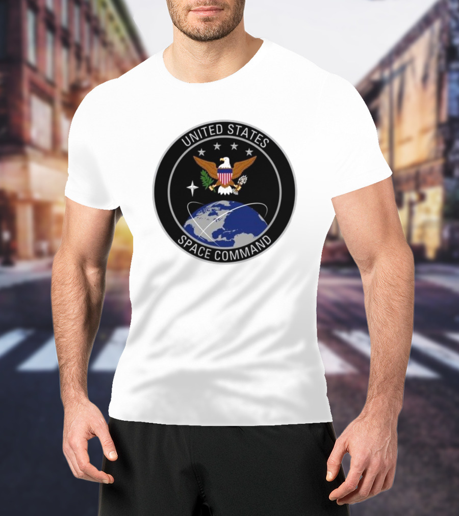 United States Space Command Eagle Emblem T-Shirt
